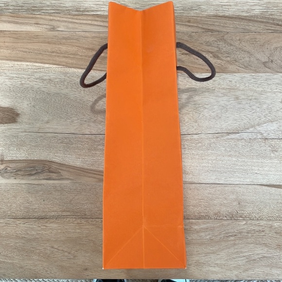 Hermes shopping bag and Brown Hermes Grosgrain Ribbon - Picture 6 of 12